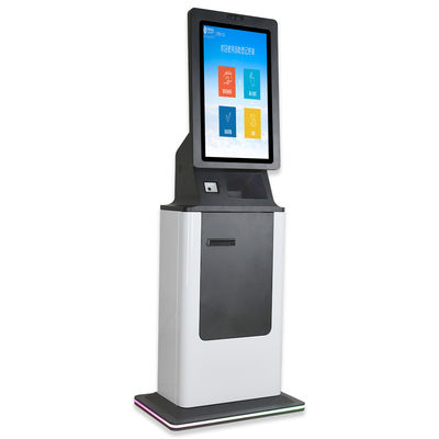 comprar Tarjeta blanca terminal vertical de la consulta de la pantalla táctil del quiosco del servicio del uno mismo de 21,5 pulgadas online manufacture