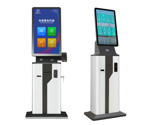 comprar Quiosco de terminal de autoservicio de quiosco de registro de pantalla táctil con impresora online manufacture
