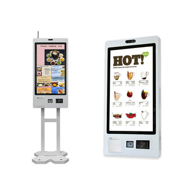 comprar Quiosco de autoservicio para pedidos, impresora de tickets, lector de tarjetas, quiosco con pantalla táctil y pago, con lector de código de barras POS para restaurante online manufacture