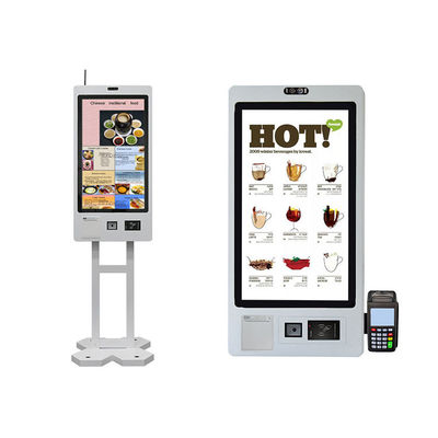 comprar Quiosco de auto-pedido Quiosco de auto-servicio Terminal de pedidos de alimentos de 21,5 pulgadas Montado en la pared con pantalla táctil Quiosco de pedidos de facturas online manufacture