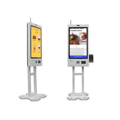 comprar Quiosco de auto-pedido Máquina de quiosco de pantalla táctil con impresora A4 en restaurante Terminal de pago de tarjetas de crédito Quiosco online manufacture