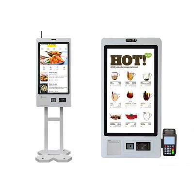 comprar Quiosco de pago de autoservicio de 32 pulgadas con impresora, máquina de pedido de alimentos online manufacture
