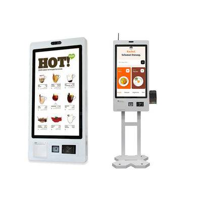 comprar Impresión de facturas de 27 pulgadas escáner de código QR cafetería ordenando quiosco logotipo personalizado online manufacture