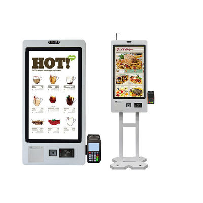 comprar Restaurantes Quiosco de señalización digital con pantalla táctilQuiosco de pedidos de autoservicio QR de comida rápida online manufacture