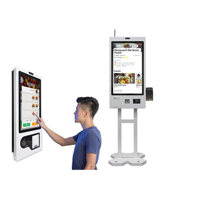 comprar Quiosco del pago del servicio del uno mismo del soporte del piso de la máquina del cajero del uno mismo de 32 pulgadas online manufacture
