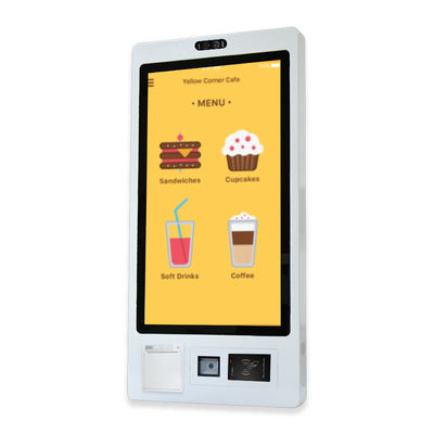 comprar Autoservicio restaurante Win pantalla táctil quiosco menú POS pago pedido comida online manufacture