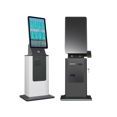 comprar Quiosco de autoservicio con pantalla táctil de 27 32 pulgadas OEM, quiosco de pago, quiosco de apuestas deportivas con aceptador de efectivo, carcasa metálica de pie con SDK online manufacture