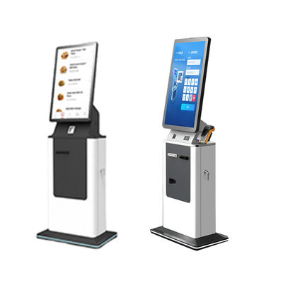 comprar 27 32 pulgadas de pantalla táctil LCD de autoservicio Quiosco de pago Acceptor de efectivo Dispensador de tarjetas Escáner de pasaportes Hotel Chequeo en el quiosco online manufacture