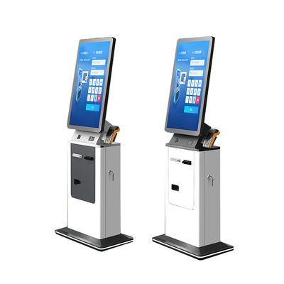comprar 32 pulgadas auto escáner de pasaportes quiosco hotel de registro y salida de la habitación dispensador de tarjetas de pago de autoservicio Android terminal de quiosco online manufacture