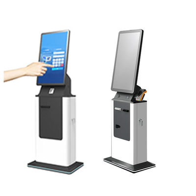 comprar Automático de autoservicio Chequeo en el quiosco, Quiosco de pago del hotel con dispensador de tarjetas Escáner de pasaportes online manufacture