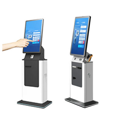 comprar 27 32 Inch Floor Standing Touch Screen Self Cash Dispenser Coin Recycler Android Bill Acceptor Printer Payment Kiosk Terminal online manufacture