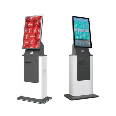 comprar Crtly 32 pulgadas Terminal de soporte de piso con pago Quiosco de autoservicio con cámara lector de tarjetas recibo impresora Quiosco de pago online manufacture