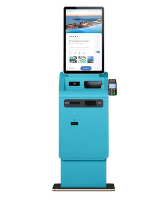 comprar Quiosco de autoservicio pantalla táctil reciclador de efectivo dispensador de tarjetas de cambio de divisas Quiosco de pago por cuenta propia online manufacture