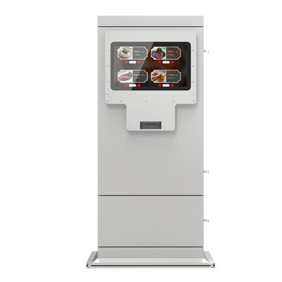 comprar 21,5 24 27 32 quioscos que ordenan del uno mismo del restaurante de la pantalla táctil de la pulgada QSR con el OS de Win online manufacture