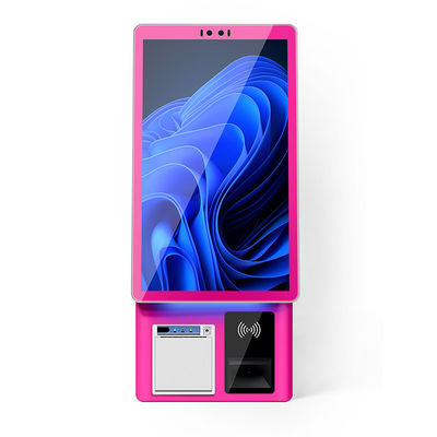 comprar Pantalla táctil con soporte de suelo para montaje en escritorio, máquina de autoservicio para pago en panadería, impresora de tickets, lector de tarjetas, pedidos de comida online manufacture