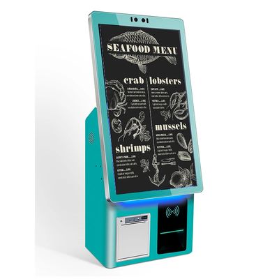 comprar Quiosco de autoservicio en color personalizado con resolución 1920*1080 FHD y piezas de escáner de códigos de barras online manufacture