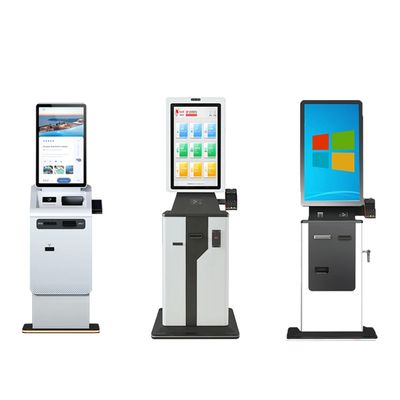 comprar Estante de piso con pantalla táctil hotel quiosco de pago automático cheque en efectivo en quiosco de autoservicio online manufacture