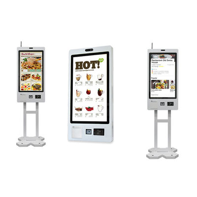 comprar Quiosco de pedidos de autoservicio con logotipo personalizado con impresión de boletos / escáner QR online manufacture