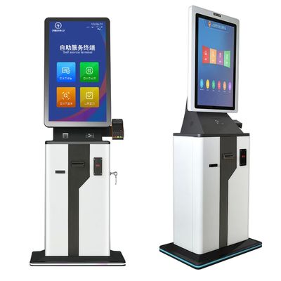 comprar Máquina de venta de boletos con pantalla táctil inteligente para tarjetas de efectivo Pago móvil con software Windows / Linux online manufacture