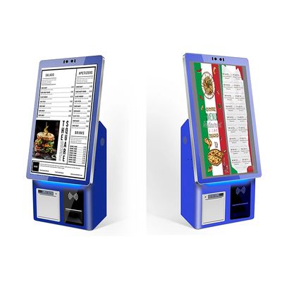 comprar Pantalla táctil interactiva del quiosco digital con pantalla multilingüe y panel de vidrio endurecido online manufacture