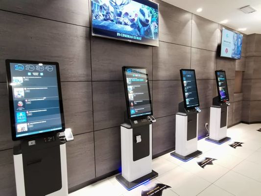 comprar Terminal de pago de quioscos de 32 pulgadas con pago en efectivo y tarjeta, quiosco de pago de lavado de autos online manufacture