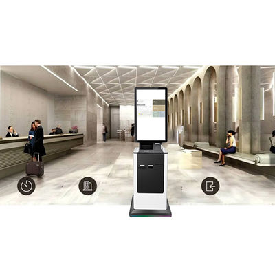 comprar Crtly 32 pulgadas automático automático de caja máquina de pago de autoservicio quiosco con reciclaje de efectivo online manufacture