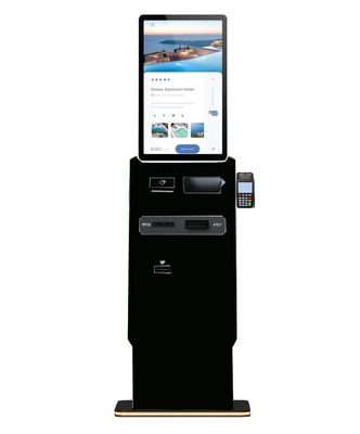 comprar Restaurante de color personalizado Quiosco de autoservicio con impresión de boletos y funciones de cámara online manufacture