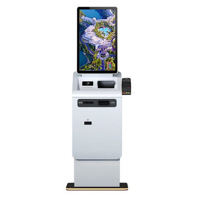 comprar Quiosco de autoservicio pantalla táctil Registro de caja Sistema POS Dispensador de tarjetas de reciclaje de efectivo Terminal de quioscos de pago online manufacture