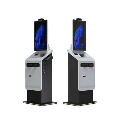 comprar Máquina de cambio de monedas de autoservicio con SDK y lector de códigos de barras Escáner de pasaportes Quiosco de pago de cambio de divisas online manufacture