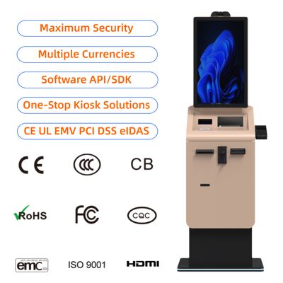 comprar Pagamiento de facturas de autoservicio Cambio de moneda extranjera Máquina de quioscos Dispensador de monedas en efectivo SDK online manufacture