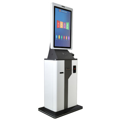 Conveniente quiosco de facturación con dispensador de tarjetas y sistema operativo Android/Linux/Win7/8/10/11