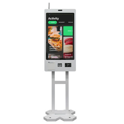 Máquina de quiosco de auto pedido del sistema de pedido de restaurante con código de escaneo