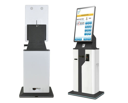 Máquina de quiosco de pantalla táctil de terminal de registro de autoservicio de hotel