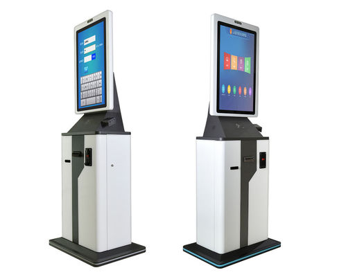 Máquina de quiosco de pedidos de visitantes de quiosco de emisión de boletos de autoservicio de pago con tarjeta