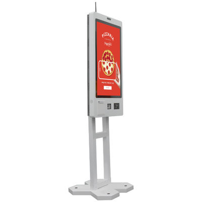 Pago capacitivo del servicio del uno mismo de la máquina del quiosco del pedido del restaurante de la pantalla táctil