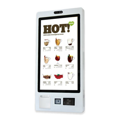 Quiosco automático de la pantalla táctil del soporte de la pared de la máquina del quiosco del pago del restaurante de 32 pulgadas