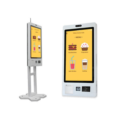 Quiosco de auto-pedidos Android Pantalla táctil Restaurante Sistema de pago de pedidos de alimentos Impresora de recibo Máquina de pago de autoservicio Quiosco
