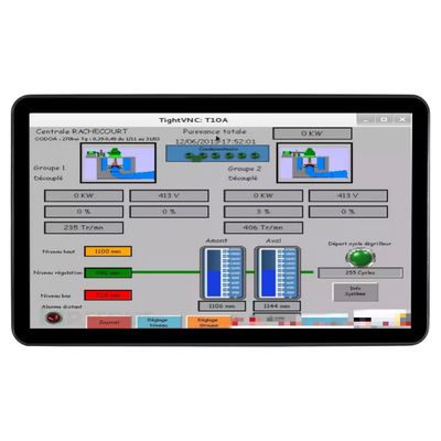 Android de control de capacitancia de monitores de pantalla táctil industrial de 15,6''