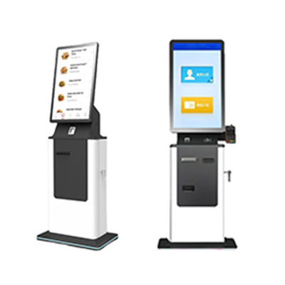 Check in Kiosk Self Service Passport Scanner Boarding Pass Printing Terminal Floor Standing Android Cash Payment Kiosk