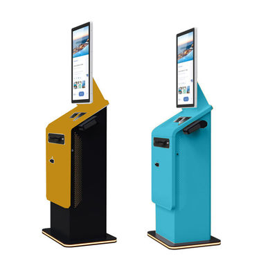 Quiosco de autoservicio Stand de piso pantalla táctil automático cambio de divisas en efectivo terminal de pago de autoservicio