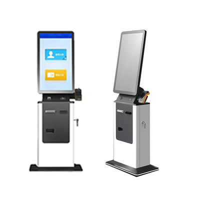 Quiosco interactivo conectado Wi-Fi con el interfaz amistoso todo del pago en una pantalla táctil de la PC