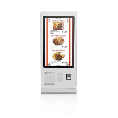 Máquinas de auto-registro de restaurantes con pantalla táctil LCD de seguridad RFID