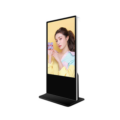 Multilingüe pantalla táctil interactiva de kiosco Stand de piso señalización digital
