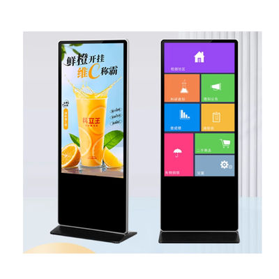 65 pulgadas Centro comercial de publicidad Quiosco de pantalla táctil Perfecto para el marketing interactivo