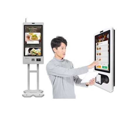 23.8 INCH Quiosco de pedido automático Sistema operativo Android Instalación en la pared