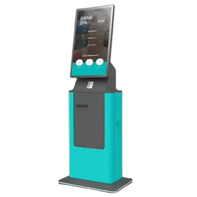 Quiosco de facturación de hoteles con pantalla táctil de alta resolución Acceptor de efectivo Solución de terminal de pago de autoservicio