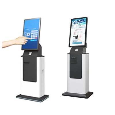 Hotel Check In Kiosk con Acceptor de facturas de pantalla táctil y código QR opcional