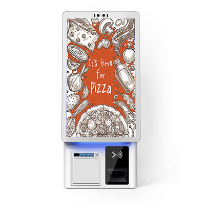 21Máquina de pedido de autoservicio de piso de 5 pulgadas Android Pos Terminal Quiosco Pantalla táctil con escáner de códigos de barras Impresora térmica