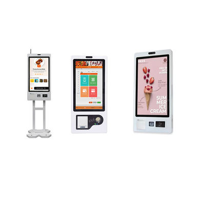Android/Win7/8/10 Quiosco de pedidos de autoservicio para restaurantes Diseño montado en la pared