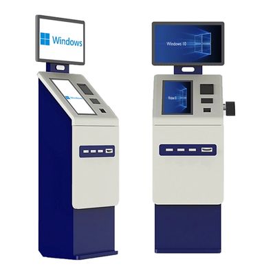 Quiosco de pago en efectivo Multi Payment con impresora térmica Software Win/Linux y pantalla LCD